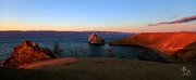 【俄罗斯贝加尔湖之旅】奥利洪岛朝霞夕阳下的“萨满岩”