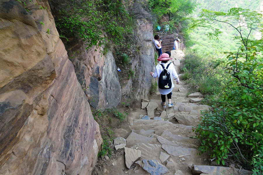 郭亮村的天梯道路