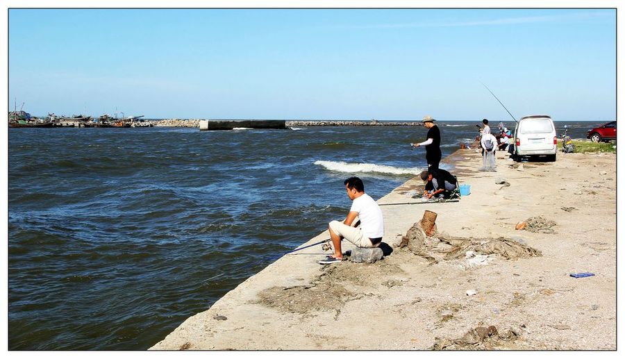 出海的·打鱼的·垂钓的——昌黎县大浦河入海处实拍