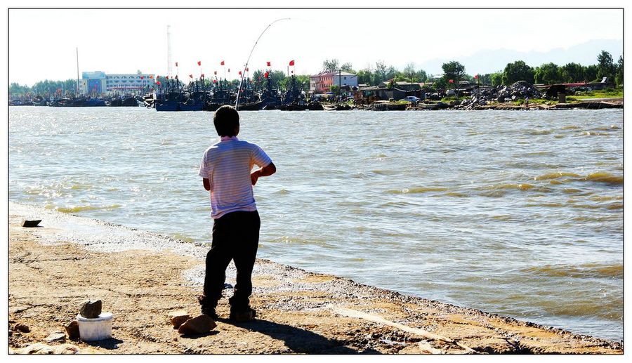 出海的·打鱼的·垂钓的——昌黎县大浦河入海处实拍