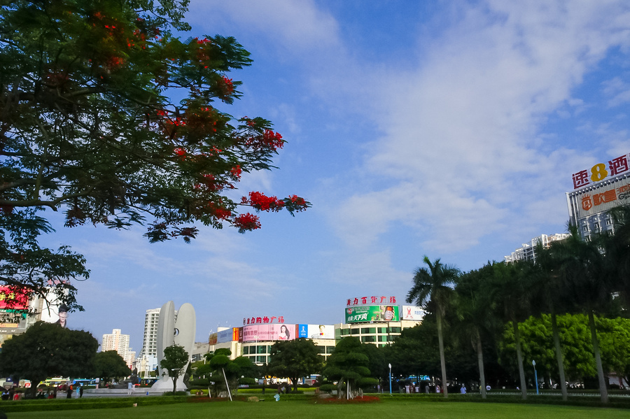 北海市北部湾广场图片图片