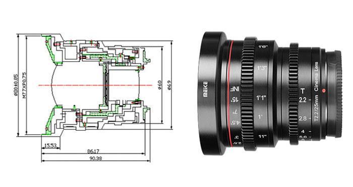 ׿Ӱͷ⡪ 25mm T2.2