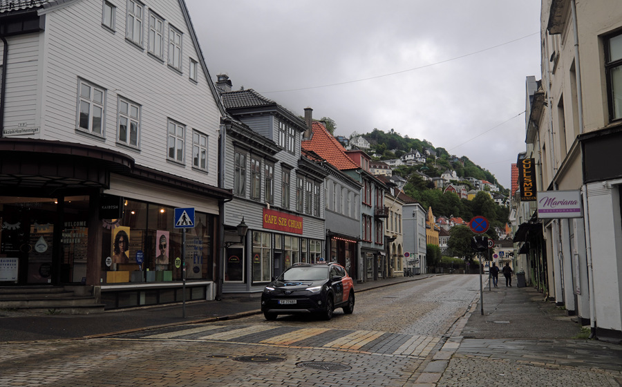 挪威卑尔根(bergen)漂亮街景