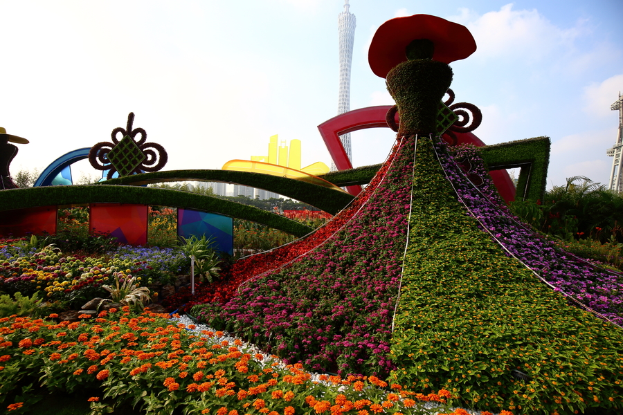 广州国际花卉博览会图片