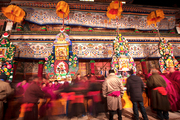 甘南夏河，世界的藏学府/拉卜楞寺正月十五的酥油花灯法会