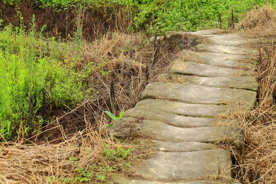 鄉村石板路