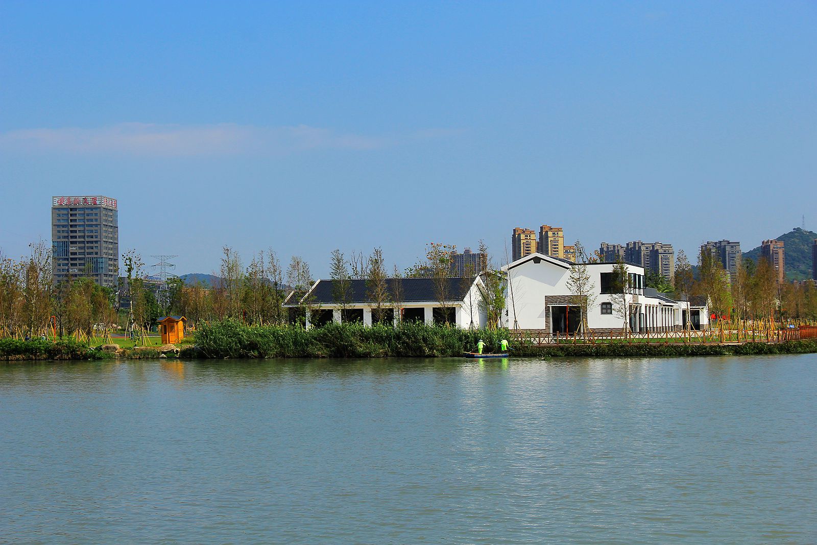 苍南台商小镇湿地公园图片