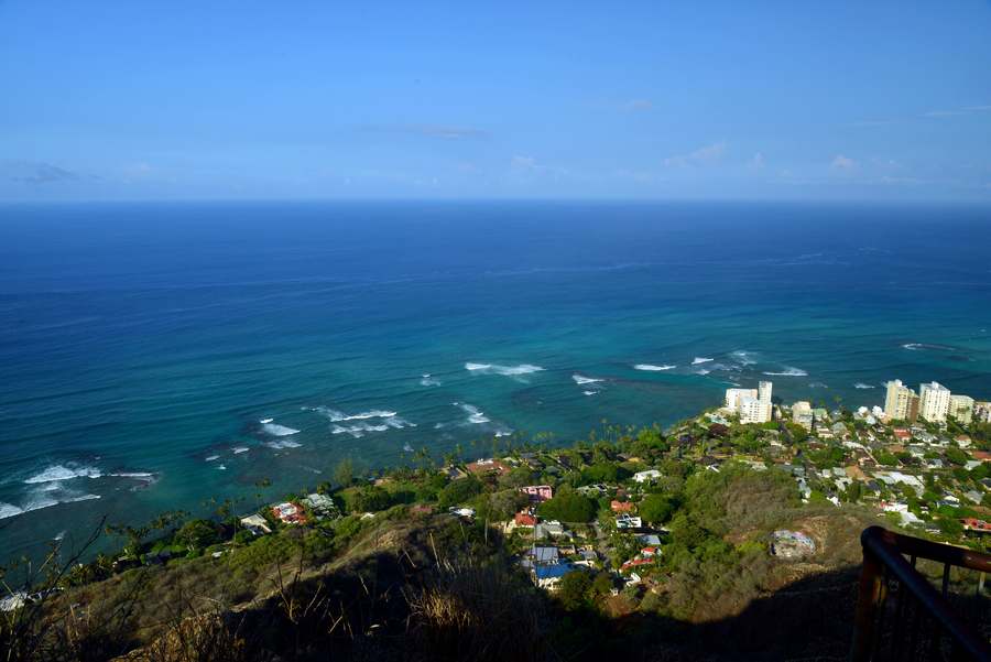 夏威夷钻石山图片