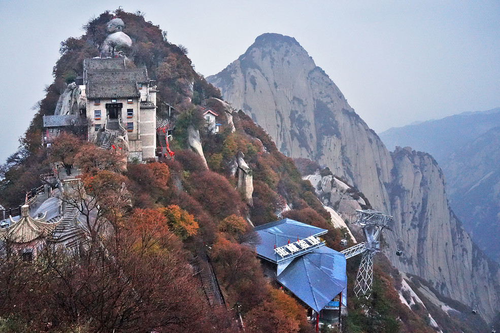 陝西華山北峰