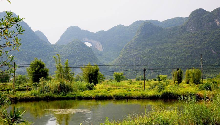 榕江月亮山景区图片图片