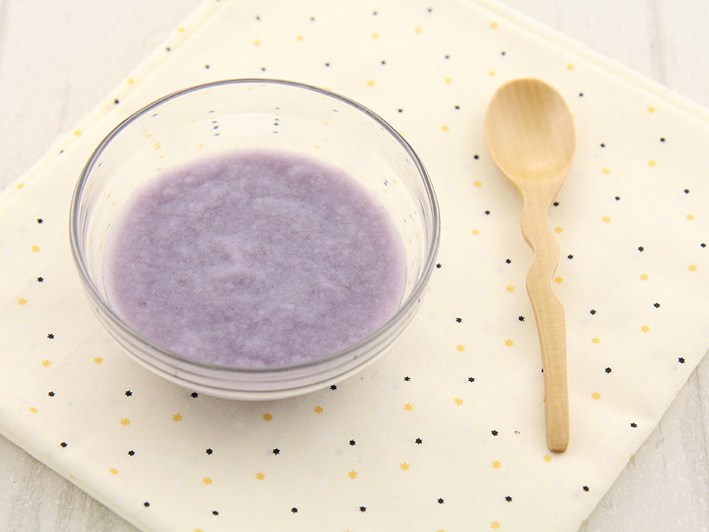 【大图】紫薯米糊_4-6个月宝宝辅食