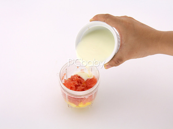 芒果西柚酸奶杯_宝宝食谱_亲子图库