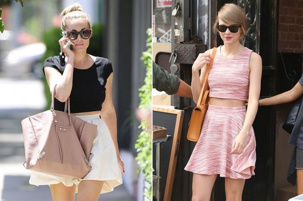 今夏最红单品：Taylor Swift示范短版上衣的甜美风格