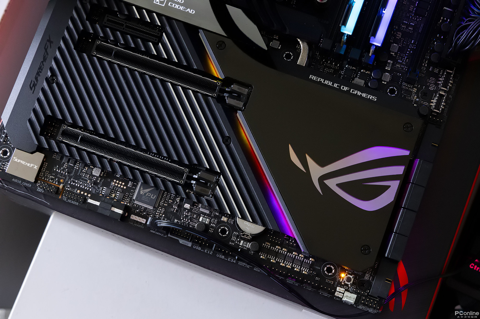 华硕z490主板拆解