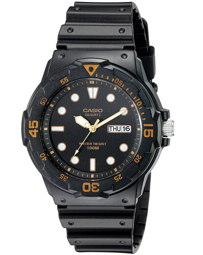 casio 卡西欧 mrw200h-1ev 男士运动潜水石英表 12.8美元约￥83