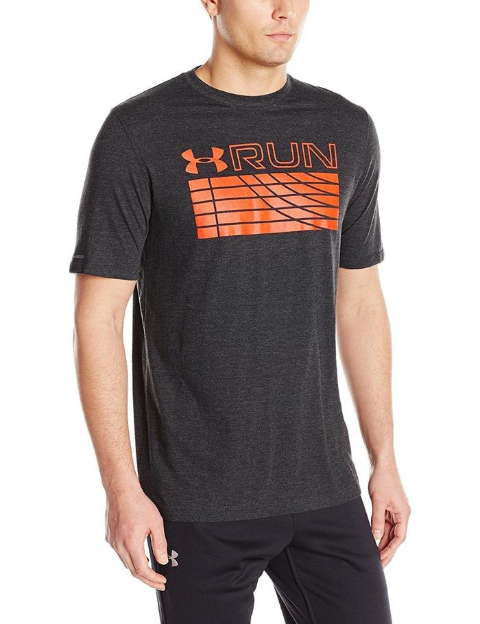 under armour安德玛 run track男子速干防臭运动t恤 12.14美元约￥81