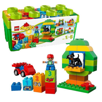 乐高（LEGO）10572 得宝创意拼砌系列 多合一趣味桶
