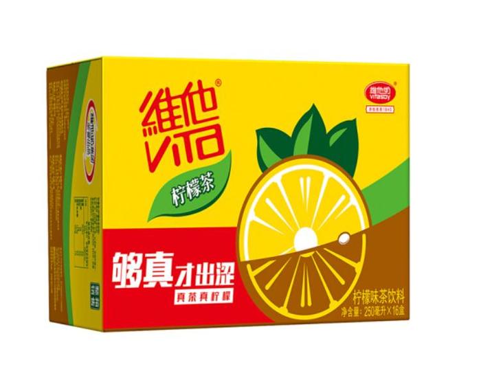 维他 柠檬茶250ml*16盒 整箱 348元