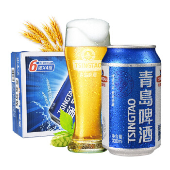 tsingtao 青島啤酒 清醇罐啤 330ml*24聽 49.9元