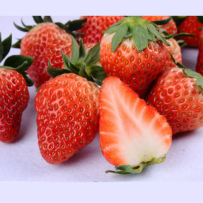桃源深处 新鲜现摘红颜奶油草莓 3斤 64元包邮(69