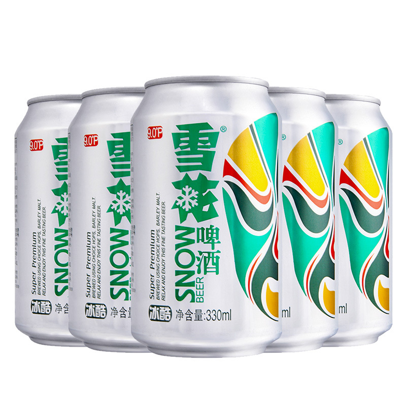 snowbeer雪花啤酒冰酷330ml*24听