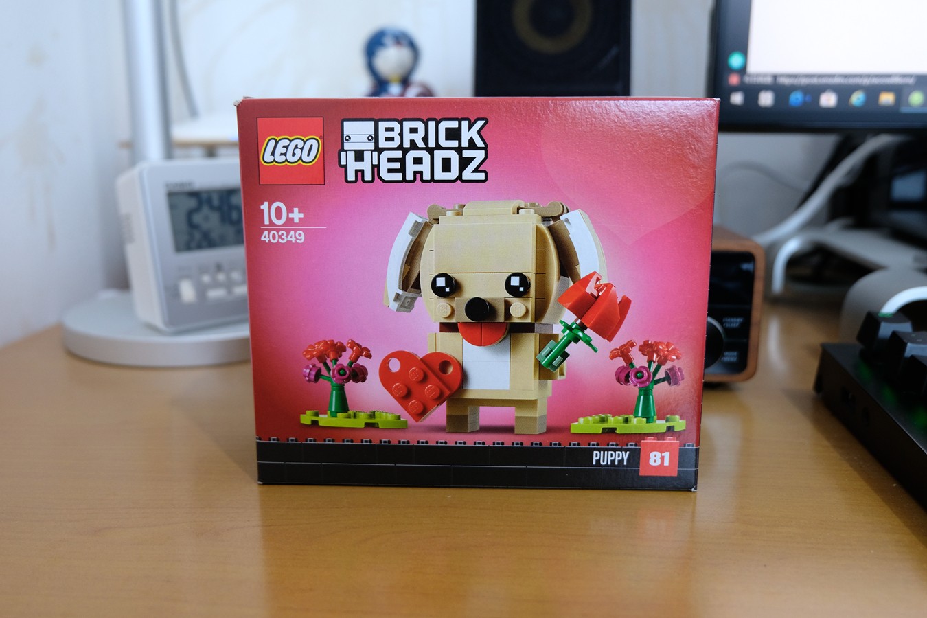 Lego乐高方头仔系列情人节小狗体验 聚超值