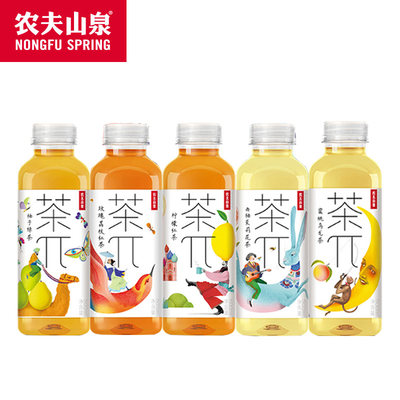 农夫山泉 茶π 蜜桃乌龙 500ml*4瓶 13.8元包邮(需领券)