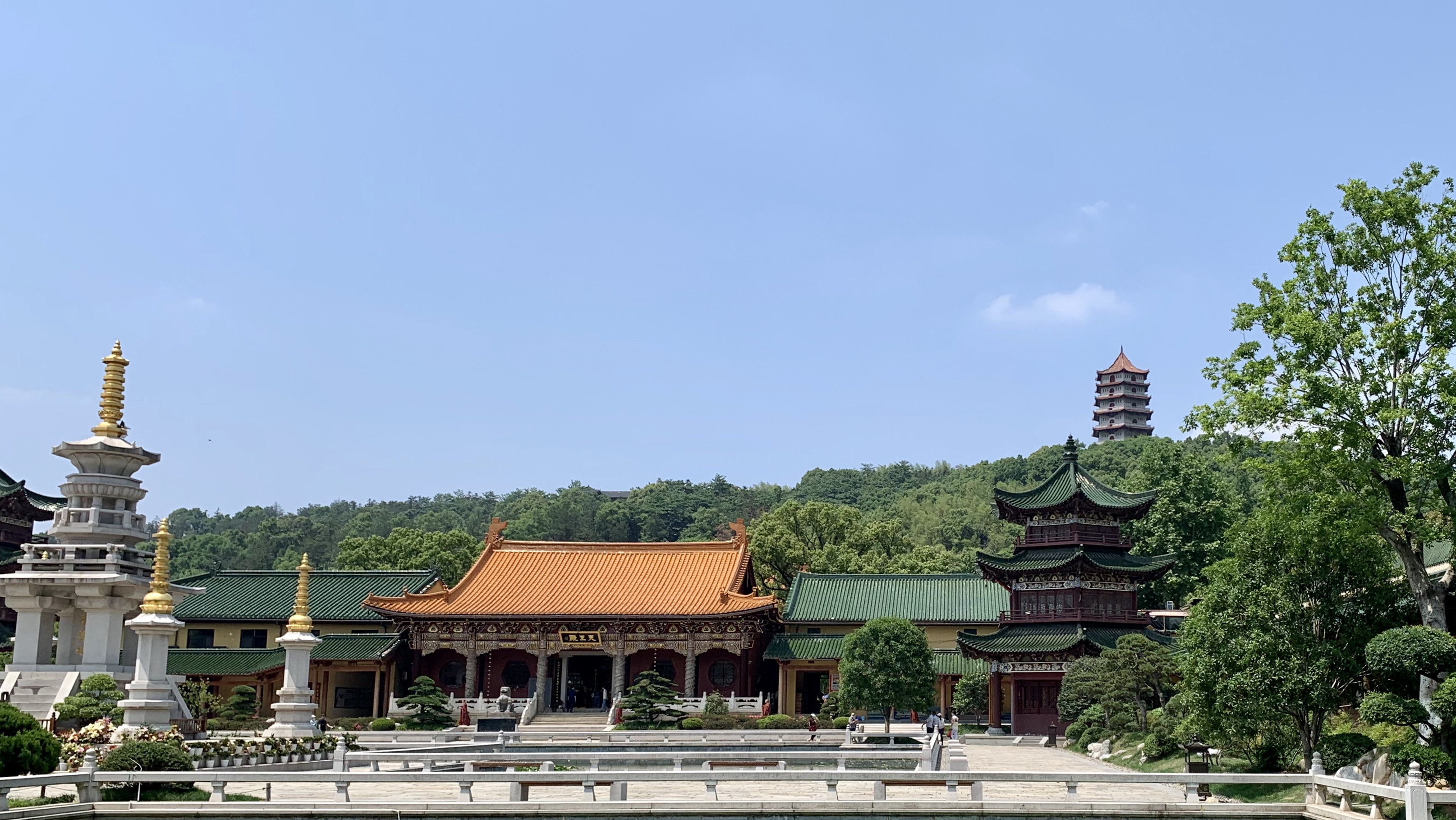 庐山东林寺风景图片
