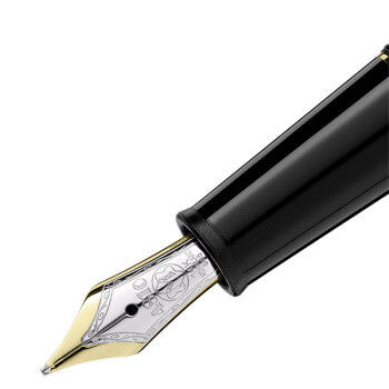 montblanc 萬寶龍 106513 14k鋼筆 f尖金夾 2799元-聚超值