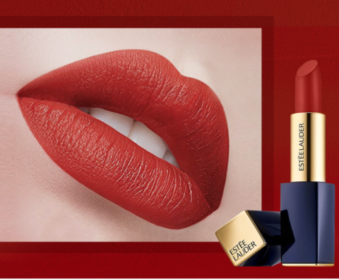 14日10点:estee lauder 雅诗兰黛 倾慕唇膏 3.5g #333 干枫叶色