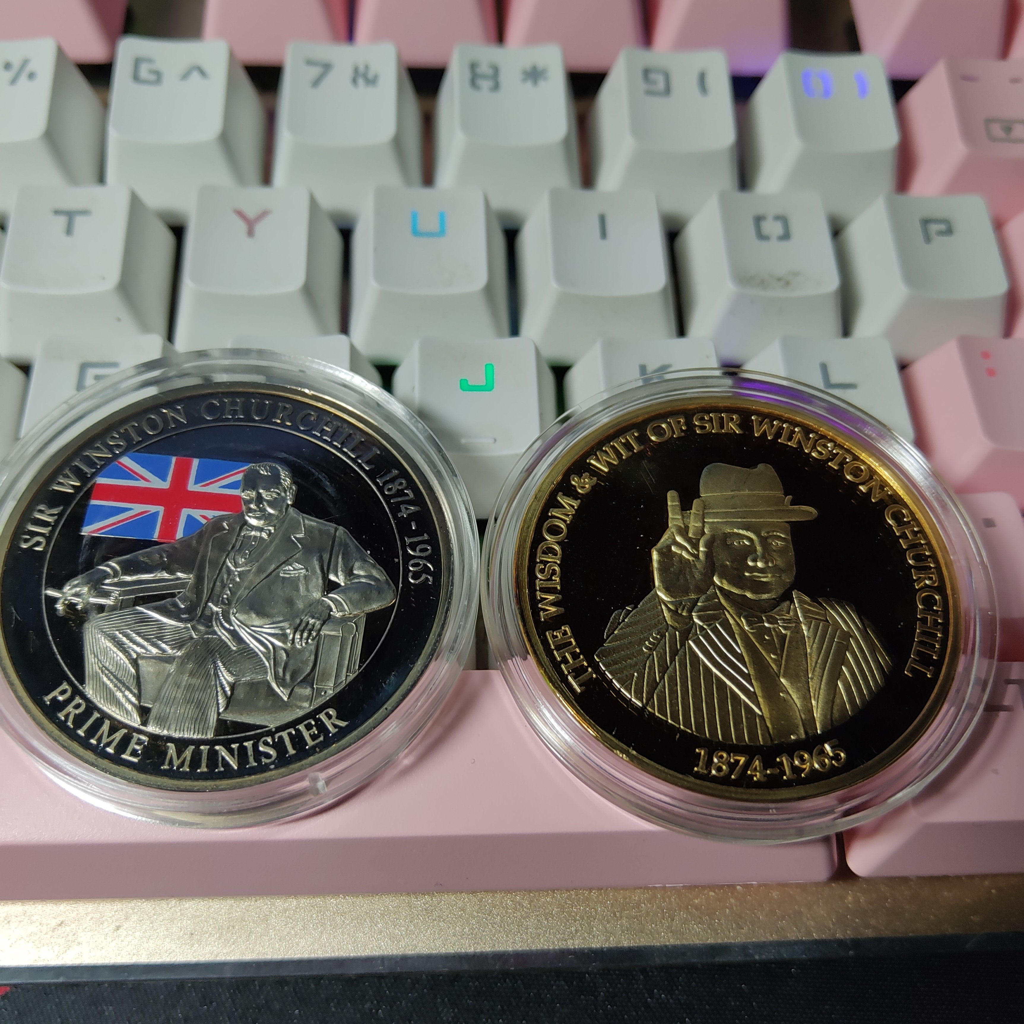 #回顾我的2020#我收藏的几枚英国纪念币（章）