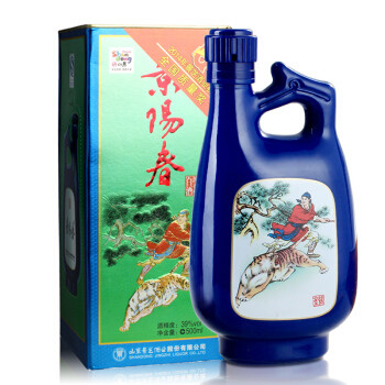 景芝39度濃香型白酒景陽春如意500ml6瓶整箱裝山東年貨送禮自飲收藏