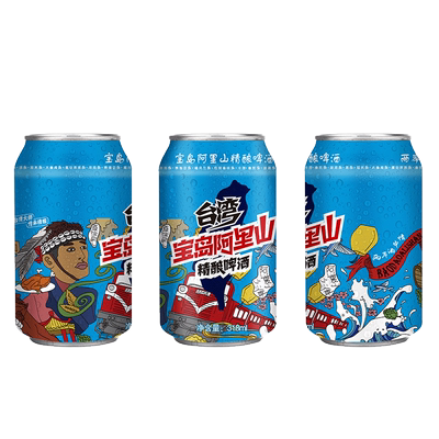 宝岛阿里山 台湾精酿小啤酒 318ml*6 12元包邮(需用券)