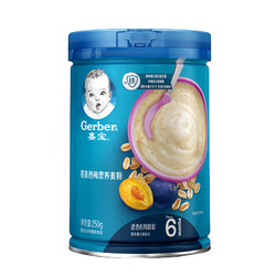 Gerber 嘉宝 经典系列 米粉 2段 燕麦西梅味 250g