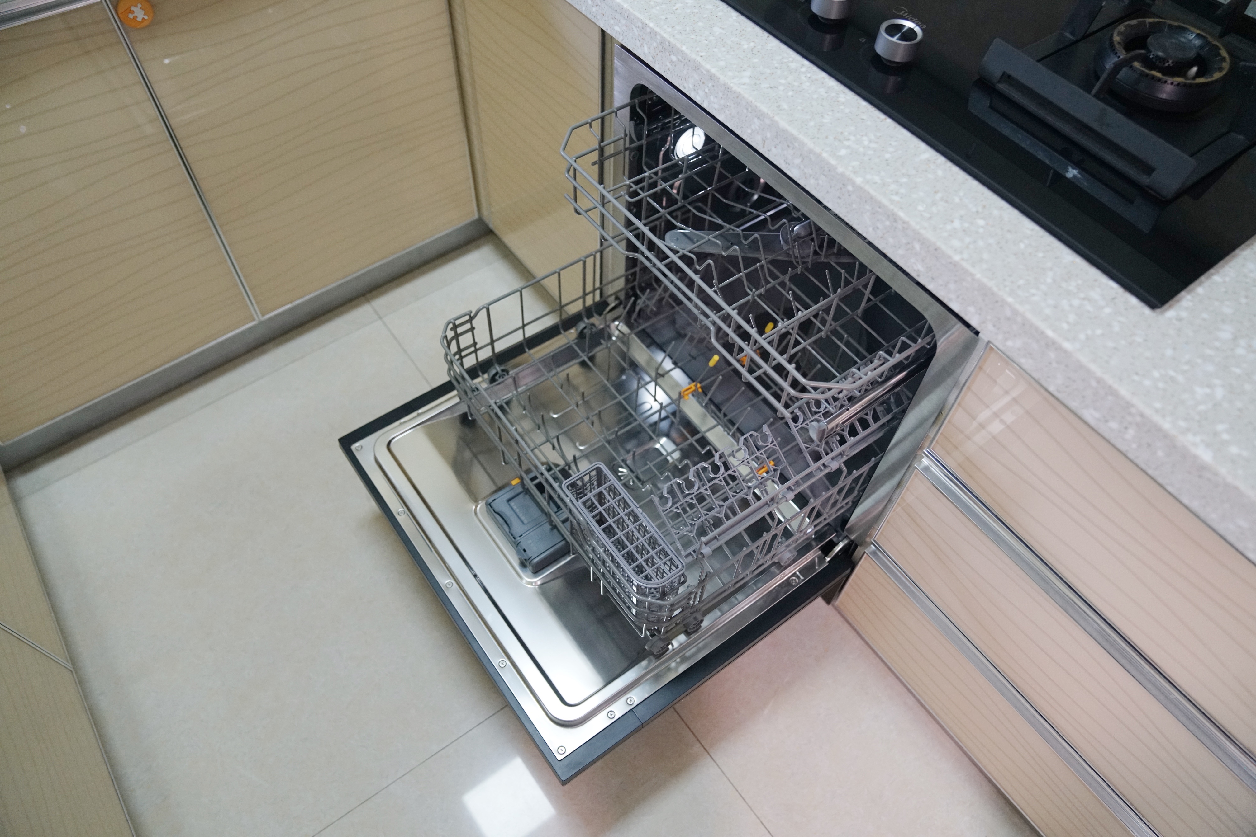 完美平替!小厨房无损安装嵌入式洗碗机实例分享