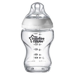 tommee tippee 汤美星 婴儿宽口径奶瓶 250ml 自带3个月 慢流量奶嘴