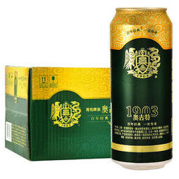 tsingtao 青岛啤酒 tsingtao)奥古特12度500ml*12听 大罐整箱装 口感