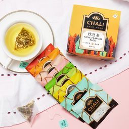 CHALI  茶里 茶叶玖包 茶花草茶组合 红茶绿茶31g