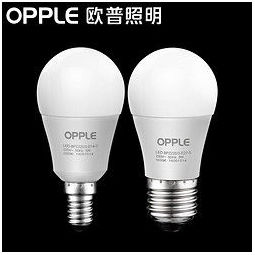 OPPLE 欧普照明 欧普led灯泡家用超亮节能灯泡e14e27螺口球泡灯led吸顶灯光源3只 其它 3只 白