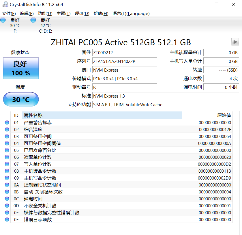 致钛PC005 Active 512G M.2固态硬盘开箱体验