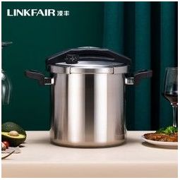 LINKFAIR 凌丰 linkfair经典系列按钮式压力锅高压锅10升大容量 LFPC-JD10001 10升容量（无玻璃盖）