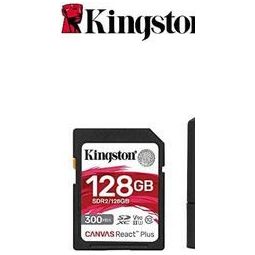 Kingston 金士顿 MLPR2/128GB SD 卡 + 读卡器 (128 GB SDXC React Plus SDR2 + MLP SD 读卡器)