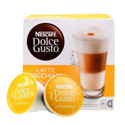 Dolce Gusto Nestlé 雀巢 Dolce Gusto 多趣酷思 中度烘焙 拿铁玛奇朵 胶囊咖啡 16颗 183.2g