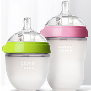 Comotomo 母乳实感硅胶防胀气奶瓶 250ml+150ml