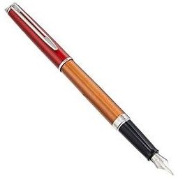 WATERMAN 威迪文 钢笔 F 细字 节拍器 Essential 日落橙色CT 2125581两用式