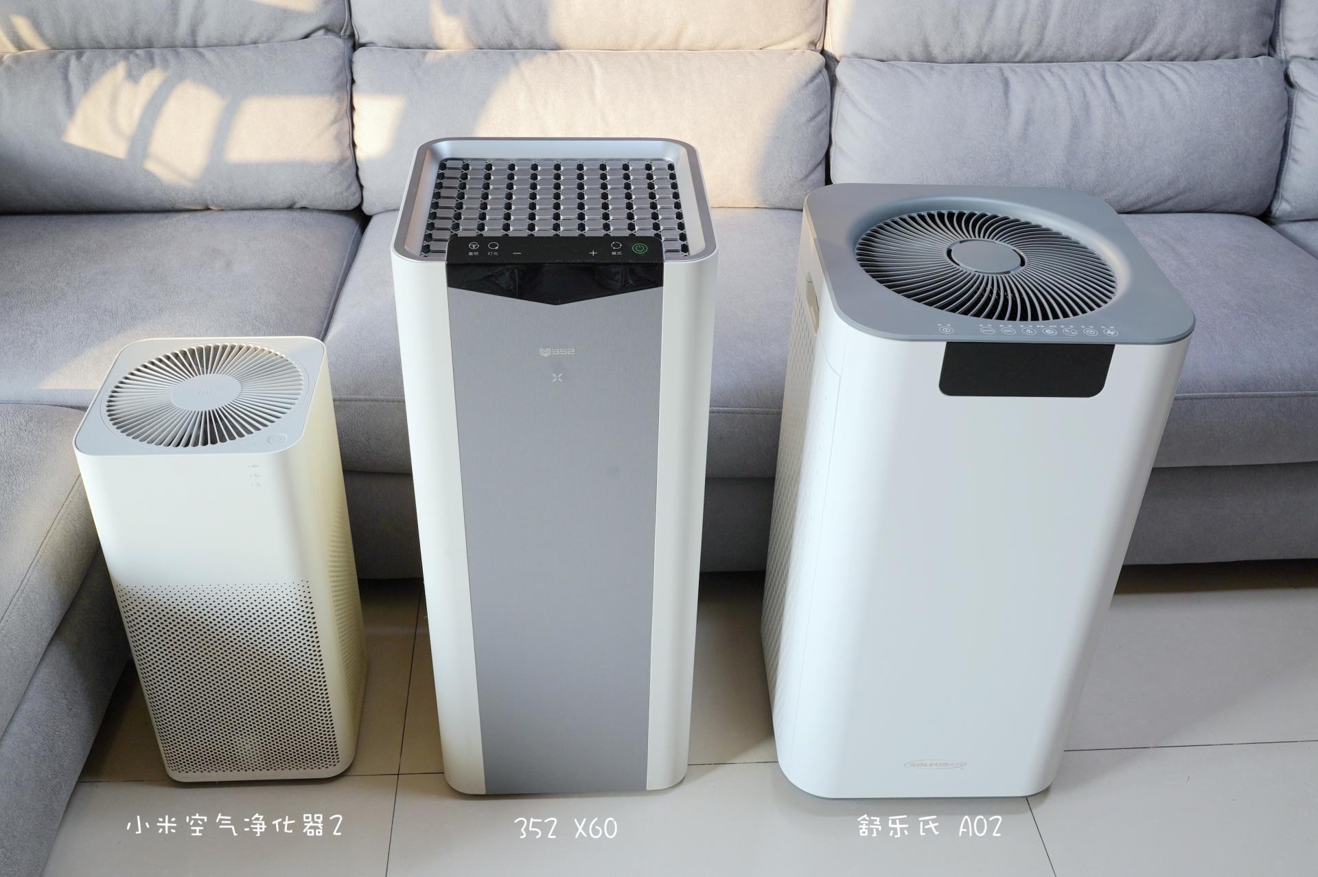 三台空气净化器实现全屋净化覆盖，附三款空气净化器对比体验