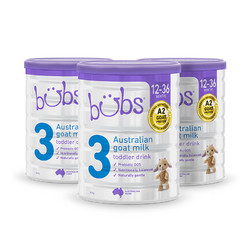 bubs 贝儿 A2蛋白系列 幼儿羊奶粉 澳版 3段 800g