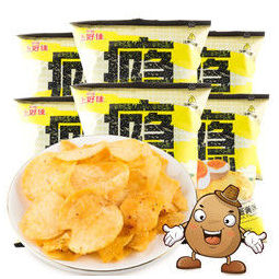 Oishi 上好佳 田园薯片 鲜香咸蛋黄味 60g