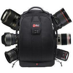 EIRMAI 锐玛 D2330-Z 升级单反相机双肩包 佳能尼康摄影包 防水防震相机包 黑边