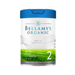 BELLAMY'S 贝拉米 有机A2系列 婴儿奶粉 2段 白金版 800g